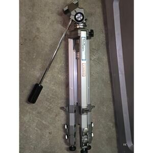 Velbon SEF-32 Aluminum Video Tripod with Pan Handle Adjustable Legs Vintage